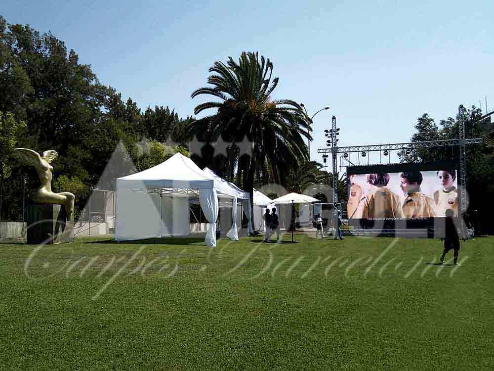 Tendals plegables de lloguer