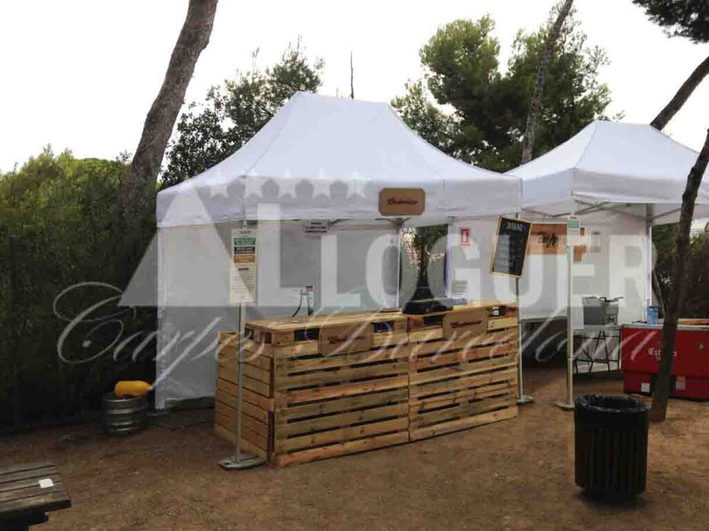 Tendals de 2x3m de lloguer