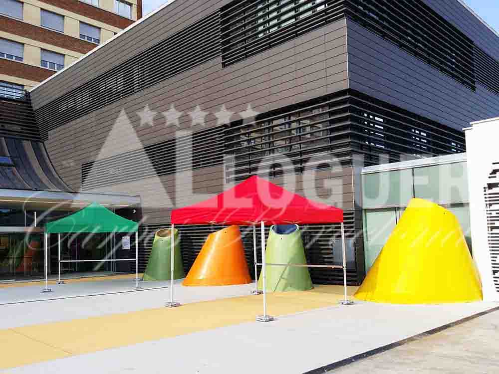 Carpes de colors de lloguer