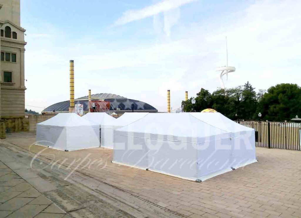 Muntatge modular de carpes plegables