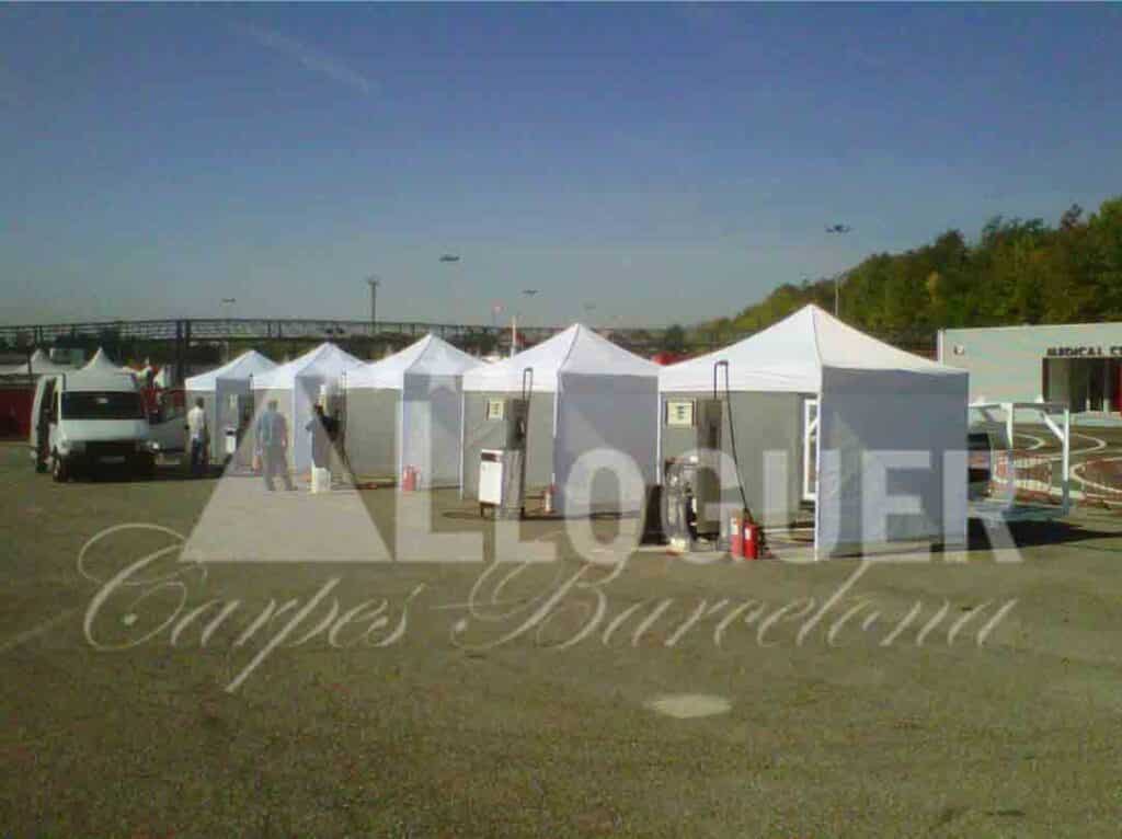Carpes de 3x3m de lloguer