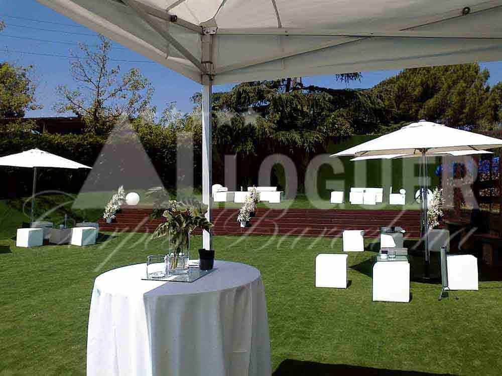 lloguer de tendals plegables