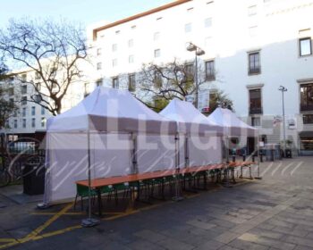 Carpes plegables lloguer