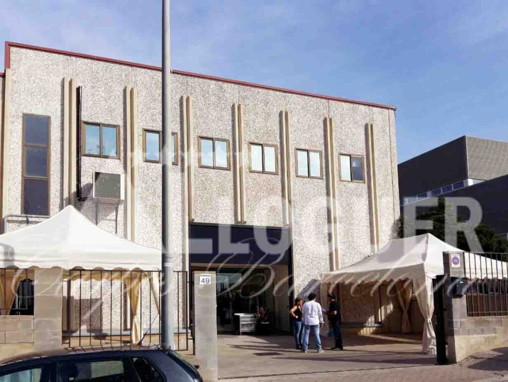 Carpes de 6x4m de color crema