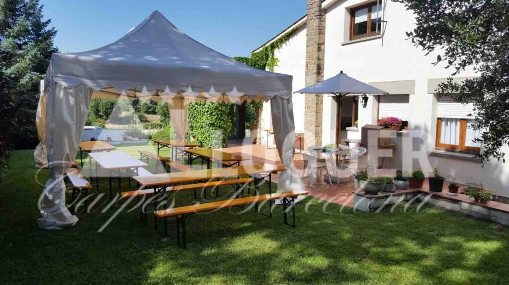 Tendals plegables de lloguer