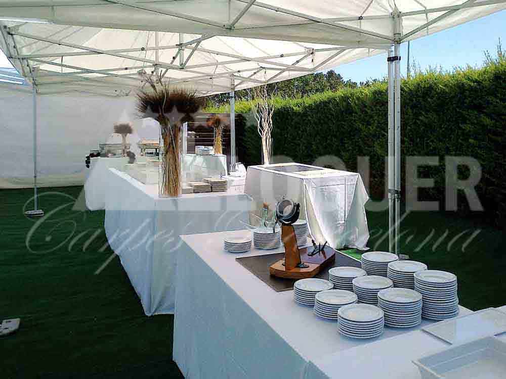 Carpes per catering de lloguer