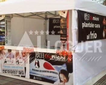 Lloguer de carpes de 3x3m per esdeveniments