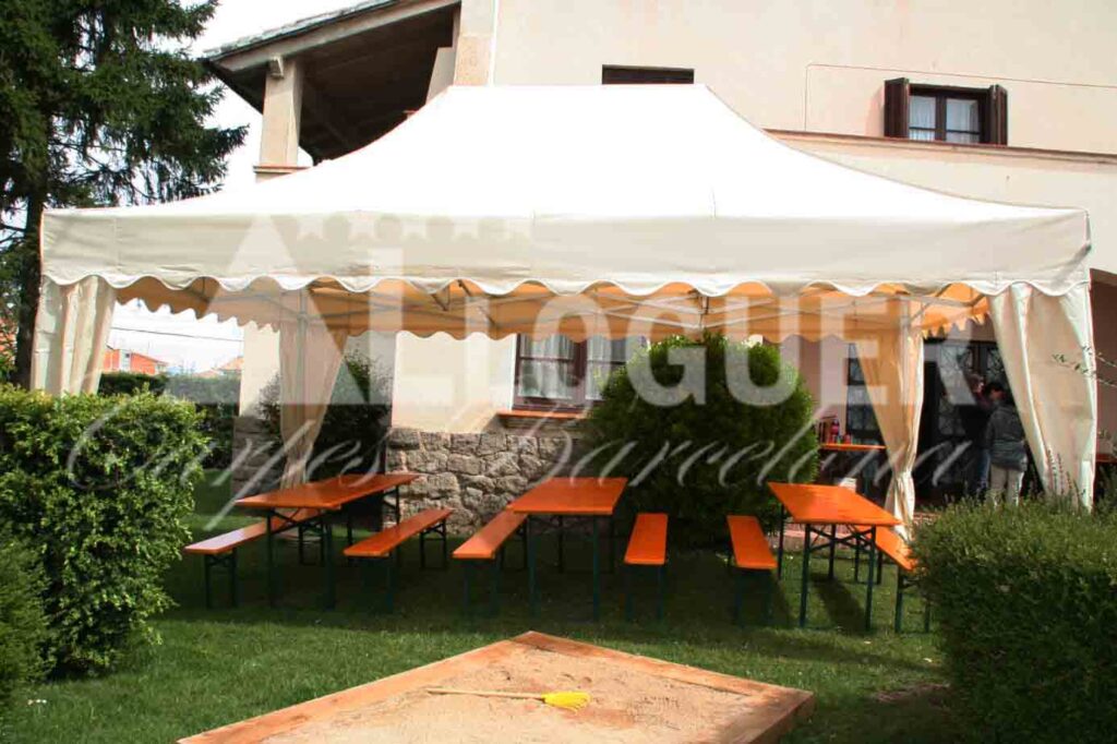 Lloguer de carpes plegables resistents per a jardi