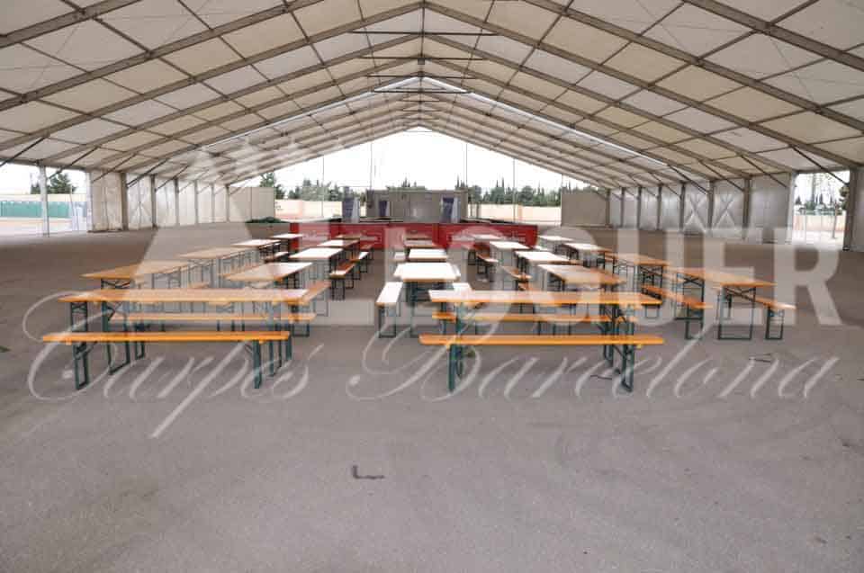 taules de lloguer per food trucks