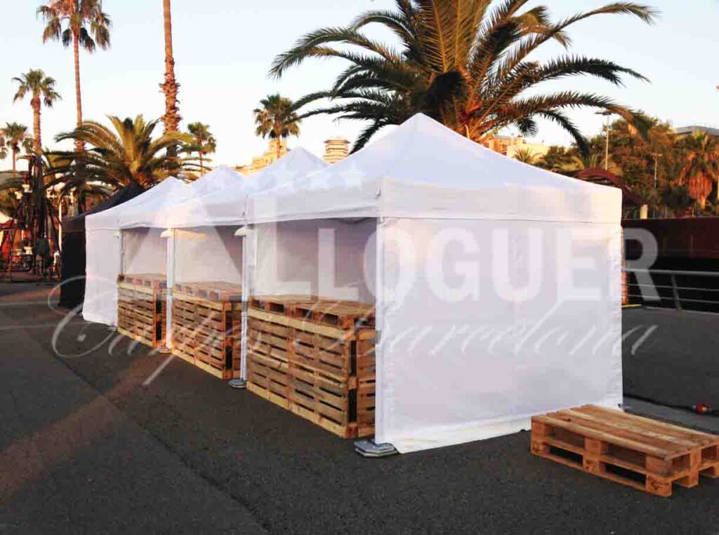 Carpes de 3x3m de lloguer