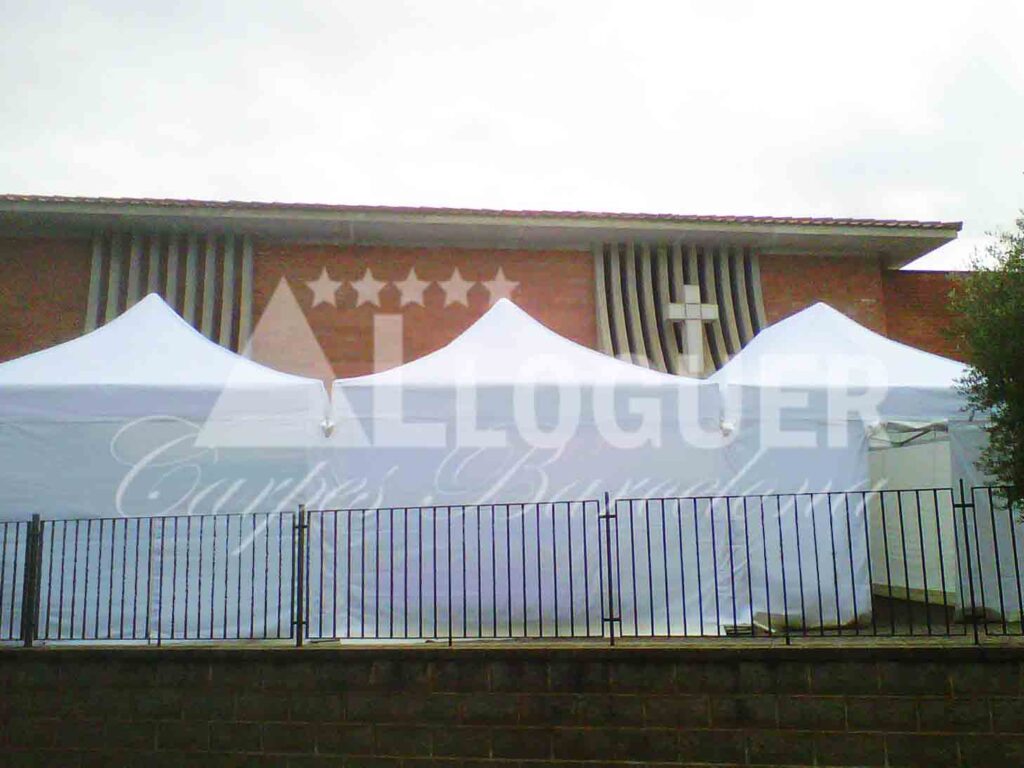 Muntatge modular de carpa 16x6m