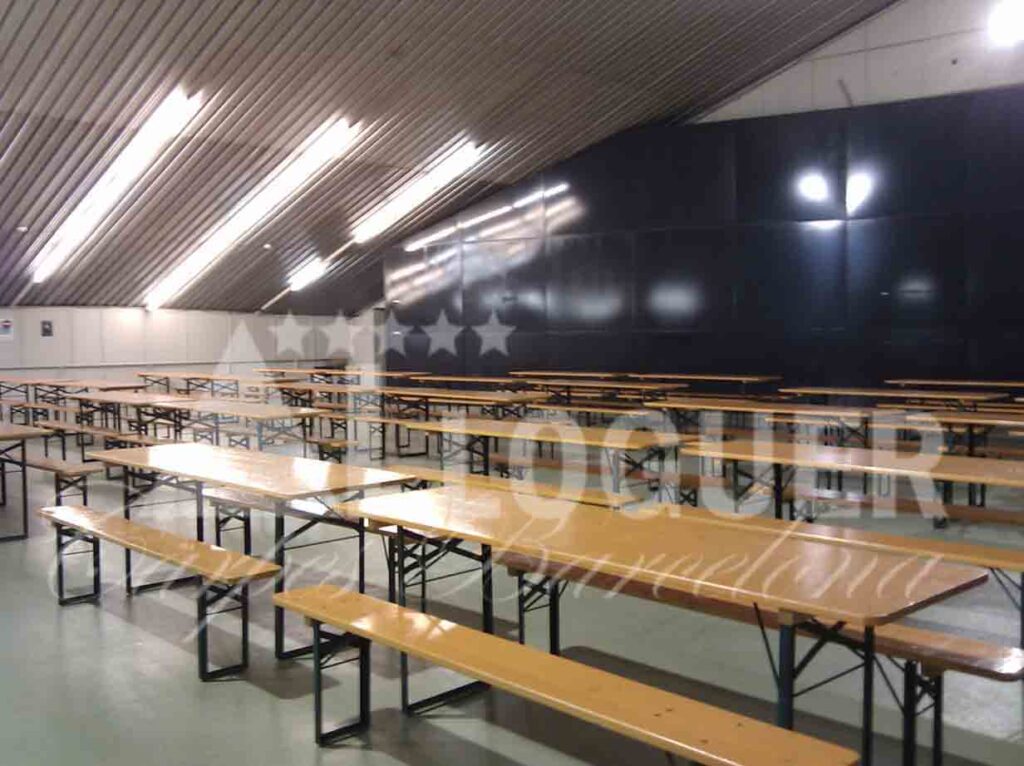 Lloguer de taules i bancs plegables